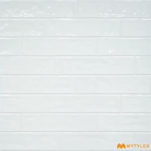 undefined-Ceramic White Subway Wall Tile Code27558 (300x600mm, Glossy)