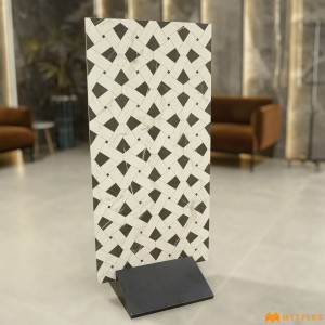 undefined-Vitrified Ivory Floor and Wall Tile Code29489 (600x1200mm, Carving Matt)