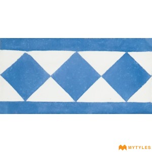 undefined-Athangudi Tile Code30407 (127x254mm, Matt)