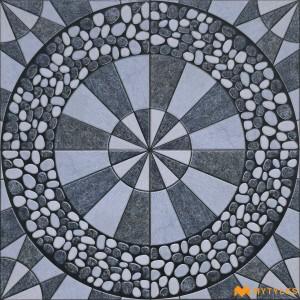 undefined-Vitrified Grey Digital Parking Floor and Wall Tile Code29954 (300x300mm,Matt)