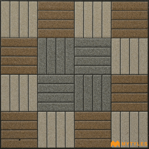 undefined-Vitrified Digital Parking Tile Code3157 (300x300mm, Matt)