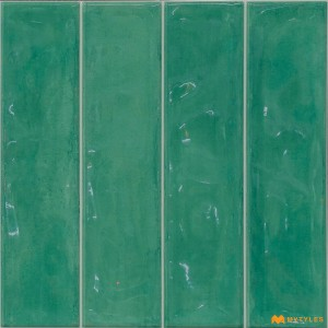 undefined-Ceramic Green Subway Wall Tile Code32560 (300x300mm, Glossy)