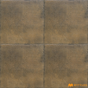 undefined-Vitrified Brown Digital Parking Floor and Wall Tile Code19098 (400x400mm, Matt)