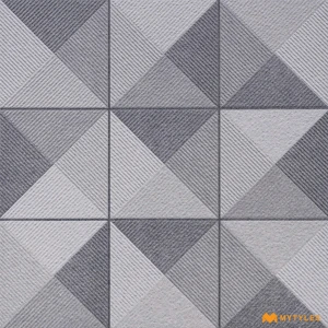 undefined-Vitrified Gray Digital Parking Floor and Wall Tile Code38394 (400x400mm, Matt)
