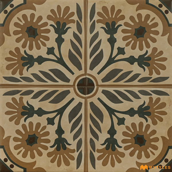 Moroccan Tiles-Ceramic Moroccan Tile Code19336 (200x200mm, Matt)