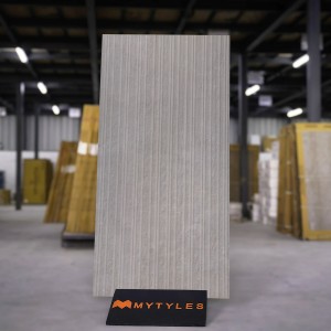 undefined-Vitrified Gray Textured Wall Tile Code36245 (600x1200mm, Matt)