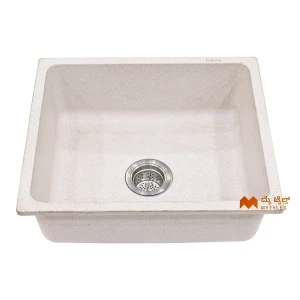 undefined-Futura Kitchen Sink - Quartz Series FS 2118 Ivory Red Code34210 (21x18x8 inch)