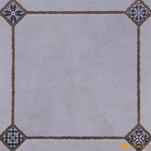 undefined-Vitrified Gray Digital Parking Floor and Wall Tile Code38367 (400x400mm, Matt)