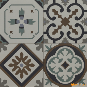 undefined-Vitrified Moroccan Tile Code1998 (200x200mm, Matt)