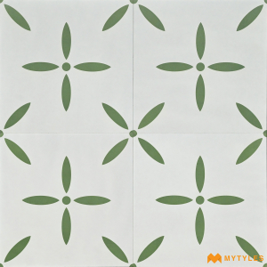 undefined-Vitrified White Moroccan Floor and Wall Tile Code27330 (300x300mm, Matt)