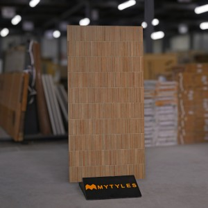 undefined-Vitrified Brown Floor and Wall Tile Code30546 (600x1200mm, Matt)