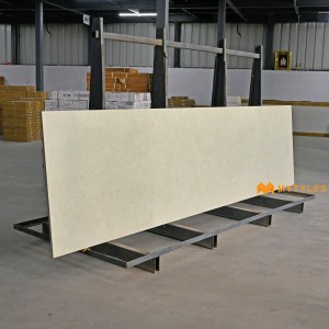 undefined-Vitrified Cream Slab Floor and Wall Tile Code28940 (790x3000mm, Matt)