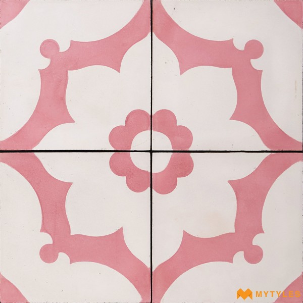 Athangudi Tiles-Athangudi Floor and Wall Tile Code30396 (254x254mm, Matt)