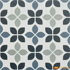 undefined-Vitrified Gray Moroccan Floor and Wall Tile Code27322 (300x300mm, Matt)