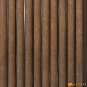 undefined-Brown Louver Wall Panels Code34798 (150x2400mm, Matt)