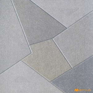 undefined-Vitrified Gray Digital Parking Floor and Wall Tile Code36730 (600x600mm, Matt)