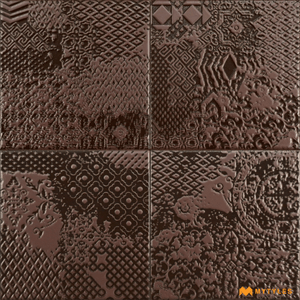 undefined-Imported Ceramic Tile Code23599 (200x200mm, Metallic)