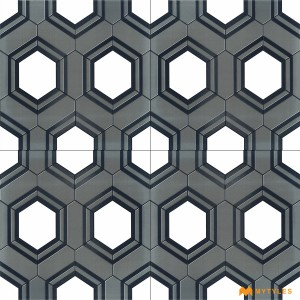 undefined-Vitrified Moroccan Tile Code23028 (300x300mm, Matt)
