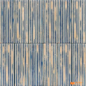 undefined-Imported Blue Subway Wall Tile Code37768 (50x150mm, Glossy)