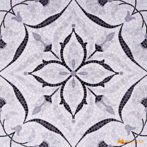 undefined-Porcelain Gray Moroccan Floor and Wall Tile Code36721 (600x600mm, Matt)