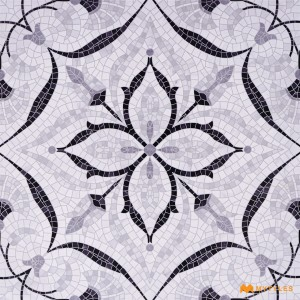 undefined-Porcelain Gray Moroccan Floor and Wall Tile Code36721 (600x600mm, Matt)