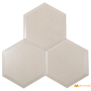 undefined-Ceramic Hexagon Wall Tile Code18262 (255x295mm, Matt)