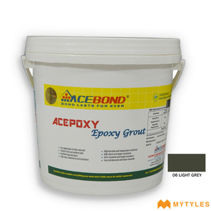 undefined-Acebond Acepoxy Epoxy Grout ( 1kg, Light Grey)