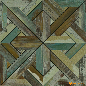 undefined-Brown Mosaic Wall Tile Code25586 (300x300mm, Matt)