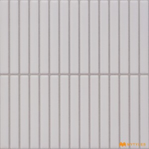 undefined-Ceramic White Kitkat Wall Tile Code36281 (300x300mm, Matt)