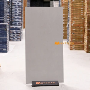 undefined-Vitrified Gray Floor and Wall Tile Code37541 (600x1200mm, Matt)