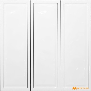 undefined-Ceramic White Subway Wall Tile Code32234 (300x300mm, Glossy)