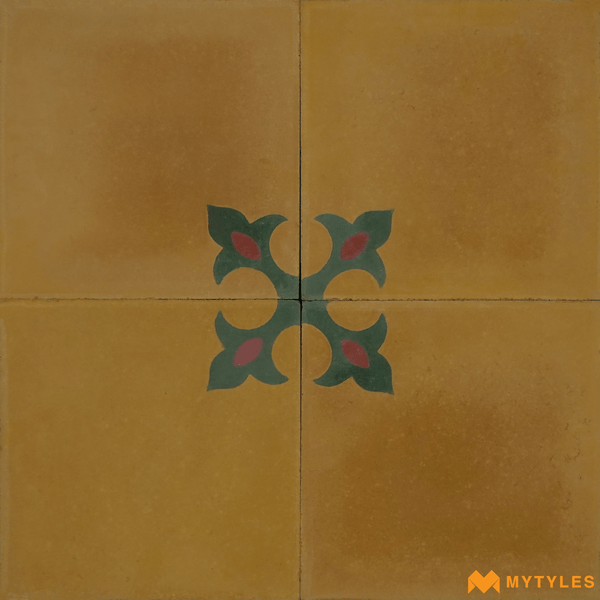 Athangudi Tiles-Athangudi Tile Code20963 (254x254mm, Matt)