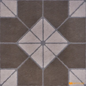 undefined-Vitrified Gray Digital Parking Floor and Wall Tile Code38370 (400x400mm, Matt)