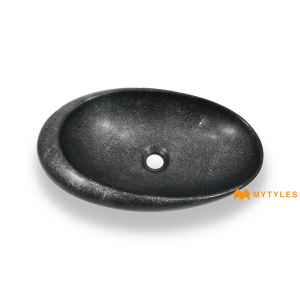 undefined-Quartz Black Silver Wash Basin  Code34330 (280x460mm, Matt)