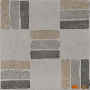 undefined-Vitrified Gray Digital Parking Floor and Wall Tile Code36861 (400x400mm, Matt)