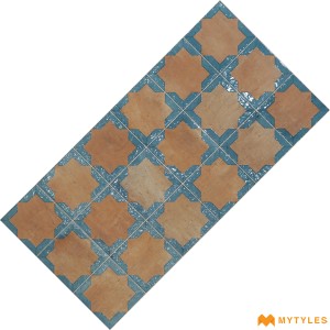 undefined-Vitrified Brown Floor and Wall Tile Code30590 (600x1200mm, Matt/Glossy)