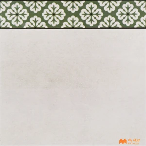 undefined-Vitrified Beige Border Floor and Wall Tile Code37936B (300x300mm, Matt)