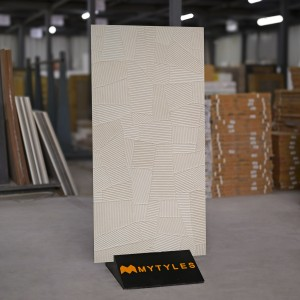 undefined-Vitrified Textured Floor and Wall Tile Code33797 (600x1200mm, Matt)