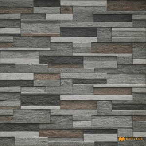 undefined-Porcelain Grey Elevation Wall Tile Code29245 (300x600mm, Matt)