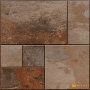 undefined-Vitrified Brown Digital Parking Floor and Wall Tile Code31017 (500x500mm, Matt)