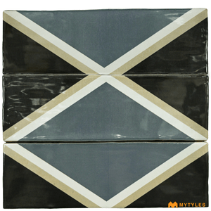 undefined-Imported Ceramic Subway Wall Tile Code23692 (65x200mm, Glossy)