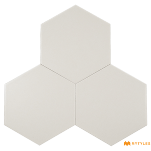 undefined-Ceramic Hexagon Wall Tile Code18256 (255X295mm, Matt)