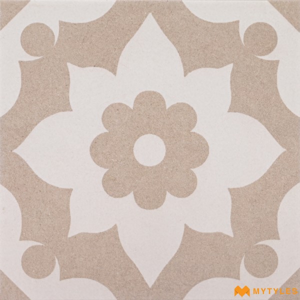 Moroccan Tiles-Ceramic Beige Moroccan Floor and Wall Tile Code27406 (300x300mm, Matt)