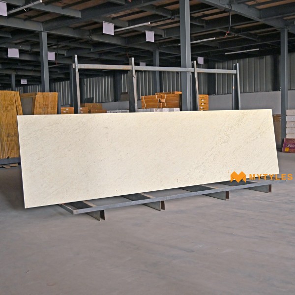 Glazed Vitrified-Vitrified White Slab Floor and Wall Tile Code29234 (790x3000mm, Matt)