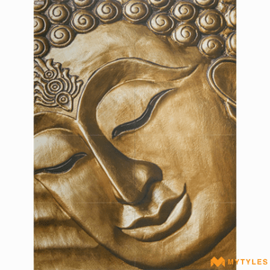 undefined-Poster Wall Tile -Buddha P-819 Code18332 (3x4 Feet, Matt, 8Pcs)