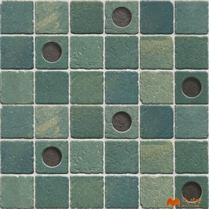 undefined-Ceramic Green Elevation Wall Tile Code37659 (300x600mm, Matt)