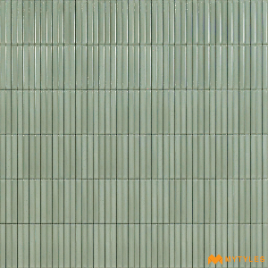 undefined-Grey Kit Kat Mosaic Wall Tile Code25339 (300x600mm, Glossy)