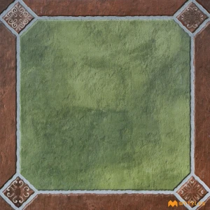 undefined-Vitrified Green Digital Parking Floor and Wall Tile Code38364 (400x400mm, Matt)