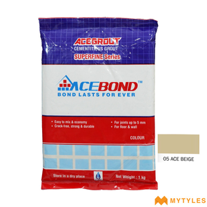 undefined-Acebond Cementitious Grout ( 1kg, Beige)