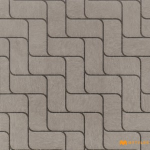 undefined-Vitrified Gray Digital Parking Floor and Wall Tile Code31013LT (500x500mm, Matt)